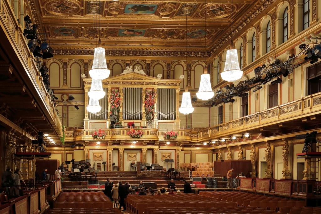 Blick in den Goldenen Saal in Wien