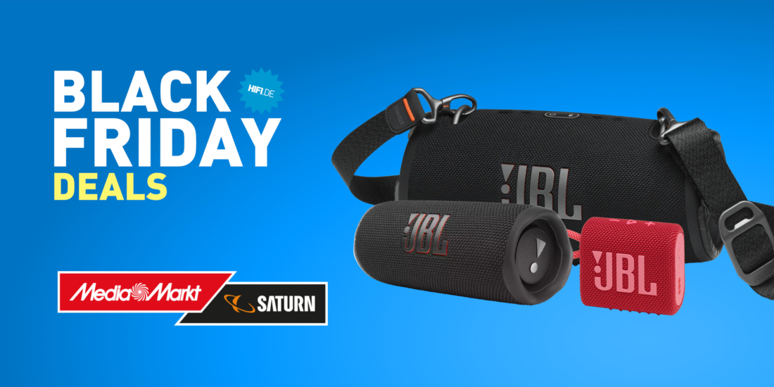 Bei MediaMarkt gibt's dank des Black Fridays zahlreiche Deals für JBL Produkte