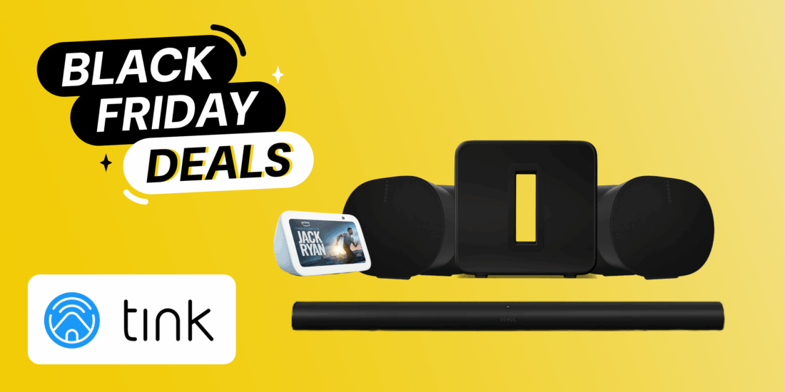 Sonos Heimkino Set und gratis Echo Show zu Black Friday bei Tink ergattern