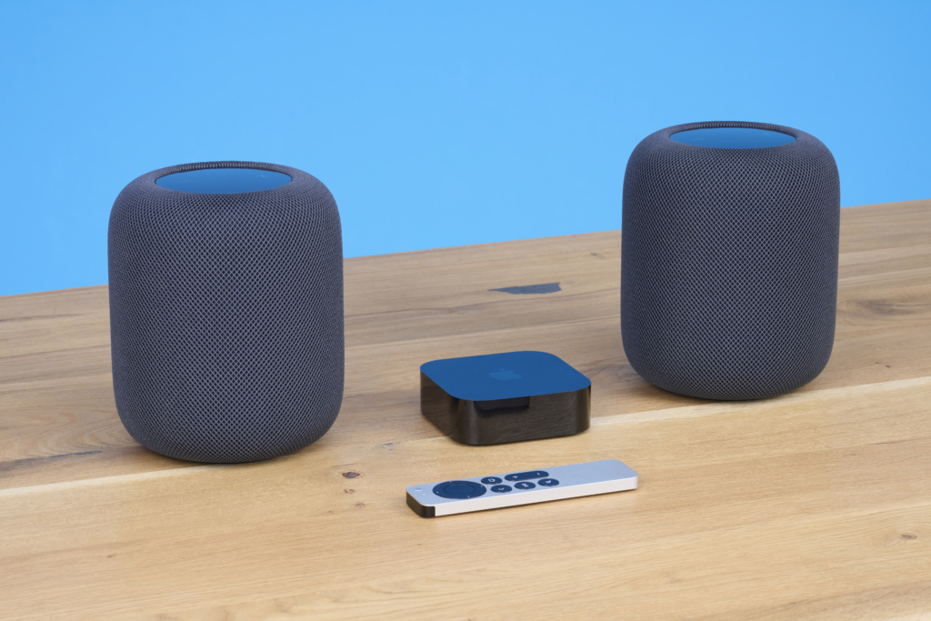 Apple HomePods als Soundbar Klang
