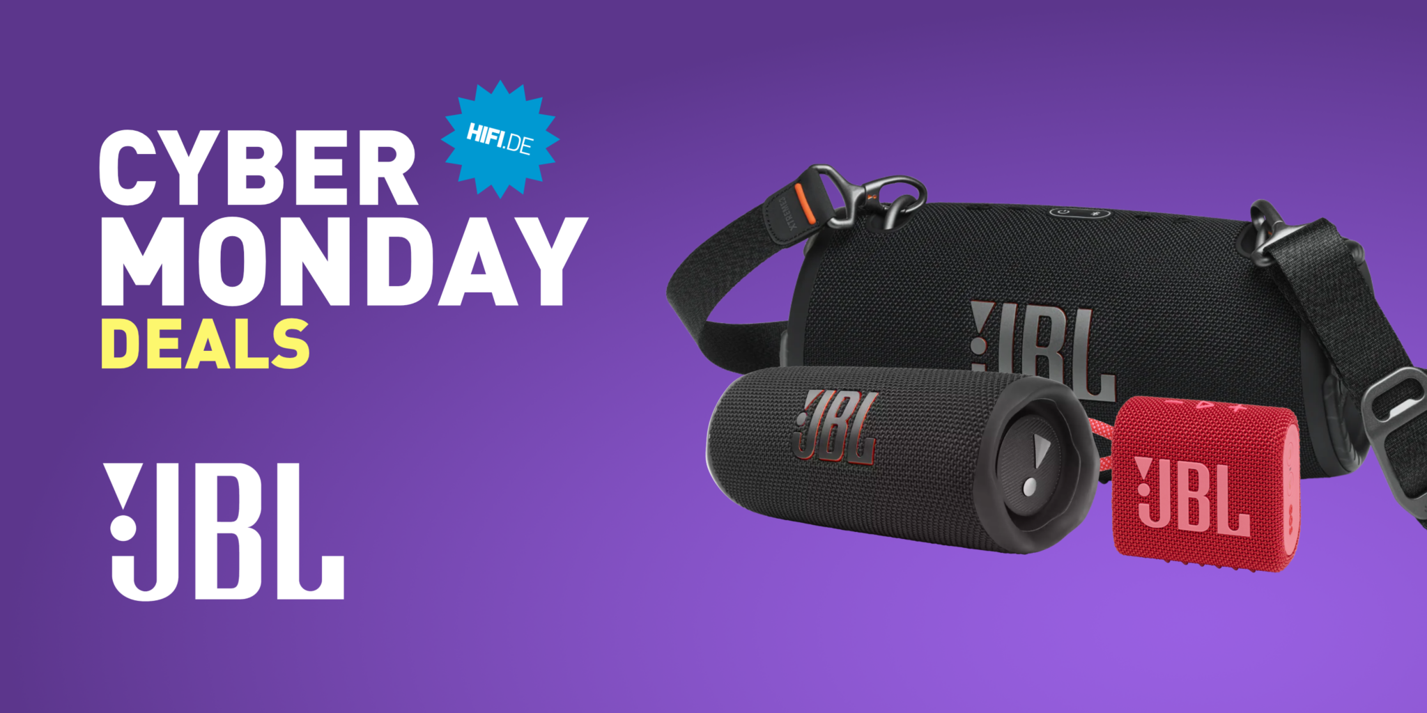 Die besten JBLDeals am Cyber Monday BluetoothSpeaker, Partyboxen und mehr HIFI.DE