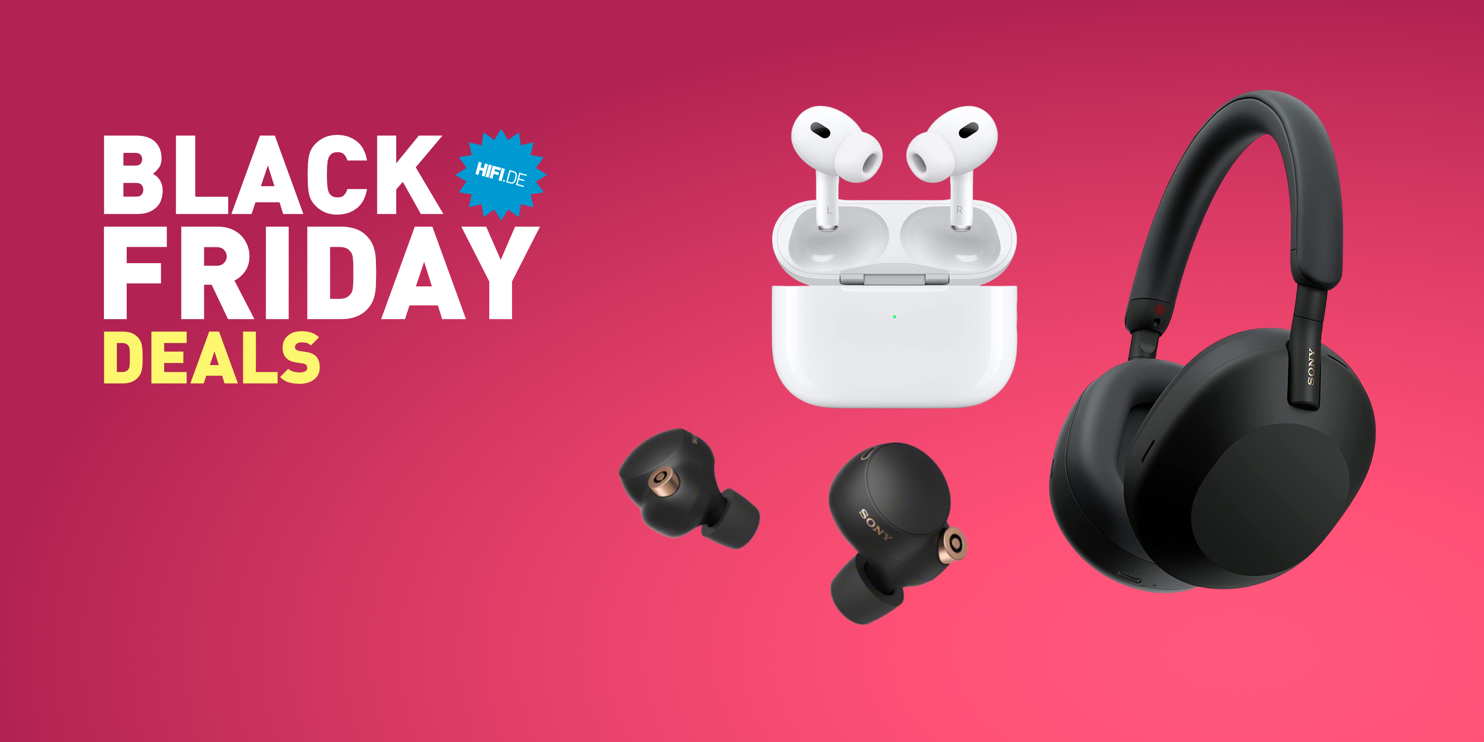 Die besten Black Friday Deals für Kopfhörer: Sony, Apple und Co. 