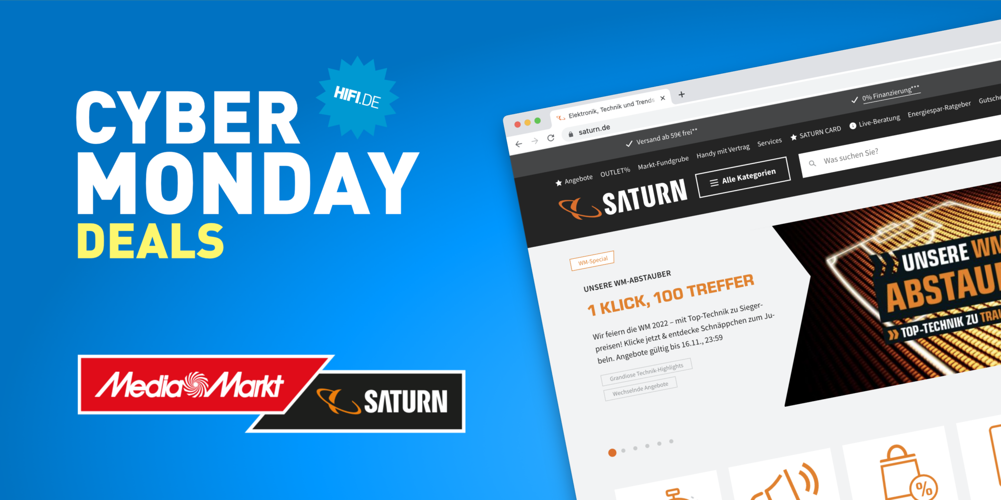Saturn am Cyber Monday bei diesen Angeboten musst du einfach