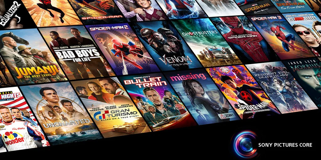 Der Streaming-Dienst Bravia Core / Sony Pictures Core steht nur an ausgewählten Geräten zur Verfügung.