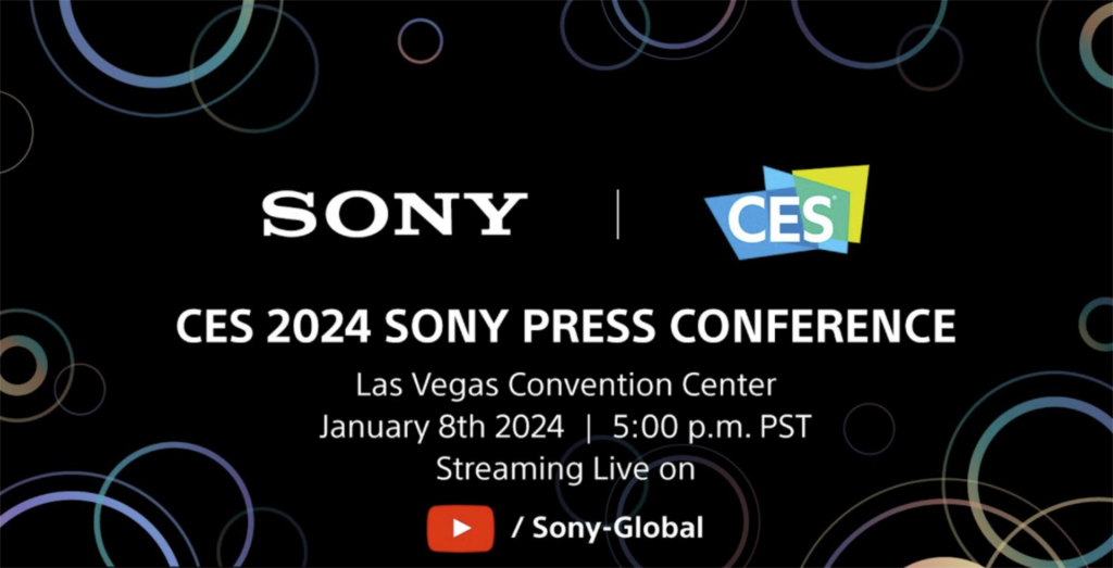 CES 2024 Vorbericht Sony Pressekonferenz