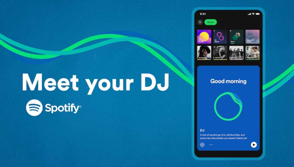 Spotify hat in den letzten Monaten etwa einen KI-DJ vorgestellt. 