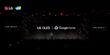 CES 2024 LG Fernseher Google Cast Matter Hub