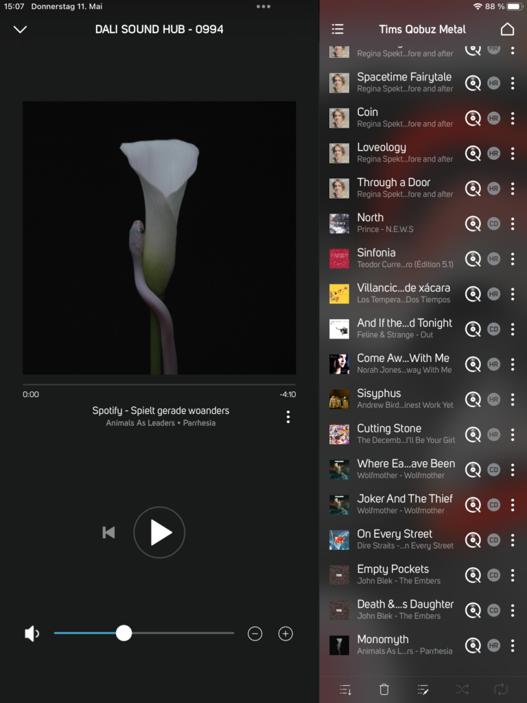 Dali Oberon 7 C Screenshot Sound Hub BluOS