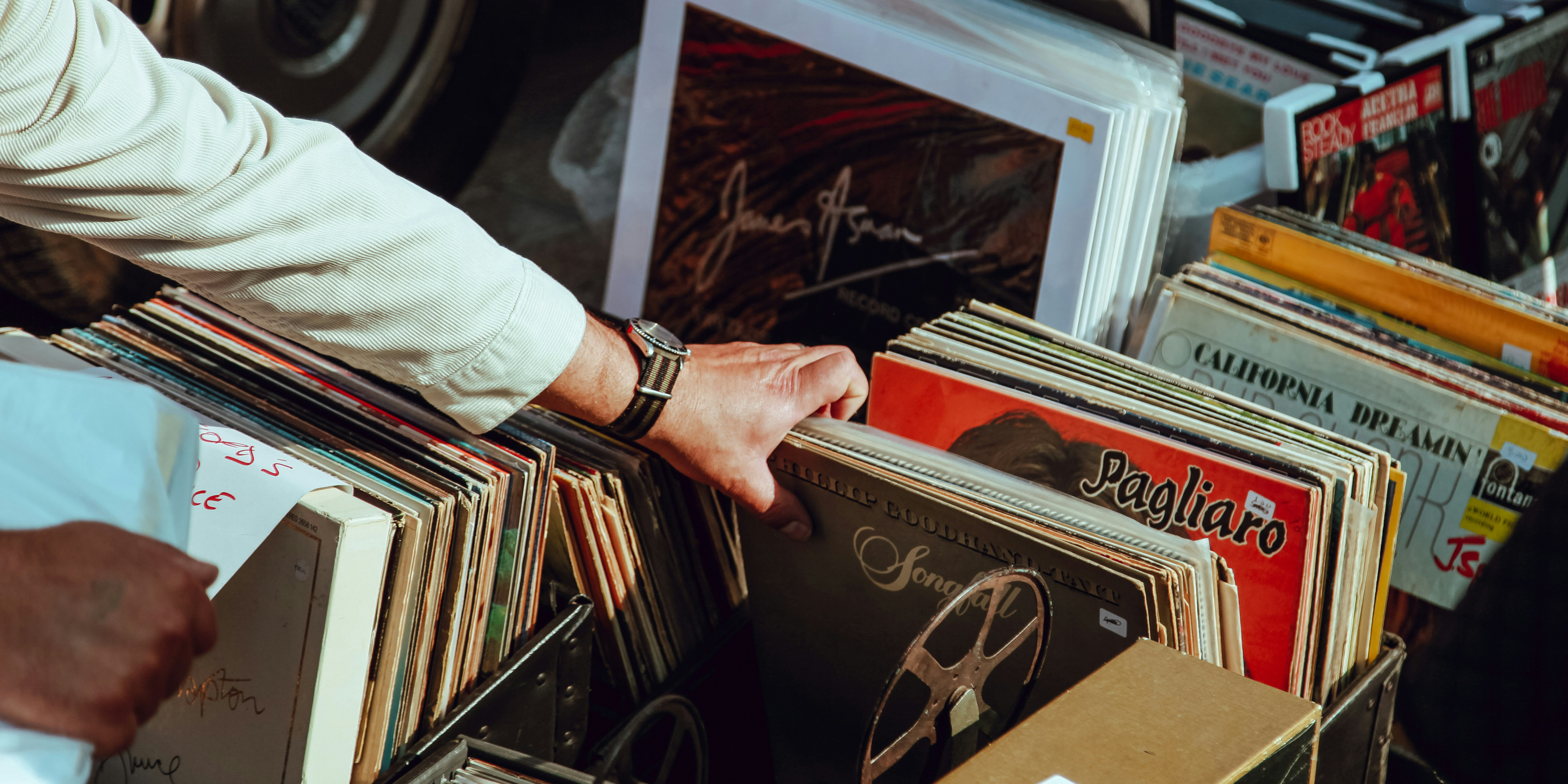 Umgang mit Schallplatten