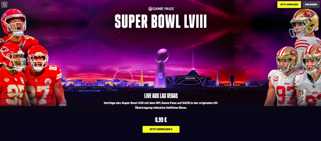 DAZN Super Bowl Game Pass