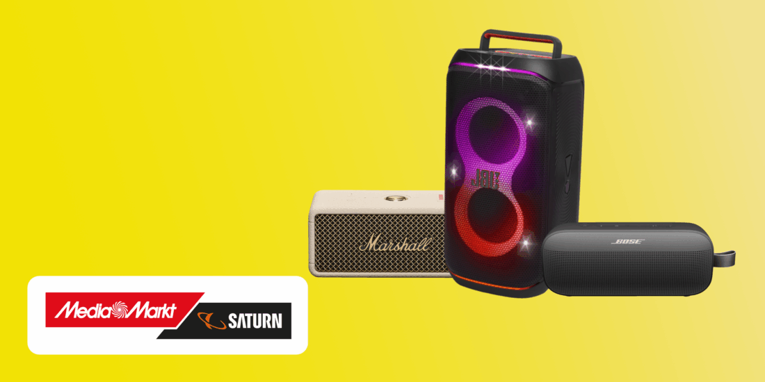 Top 8 Deals fuer Bluetooth Lautsprecher zur MediaMarkt Mehrwertsteuer Aktion
