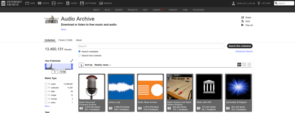 Archive.org Screenshot