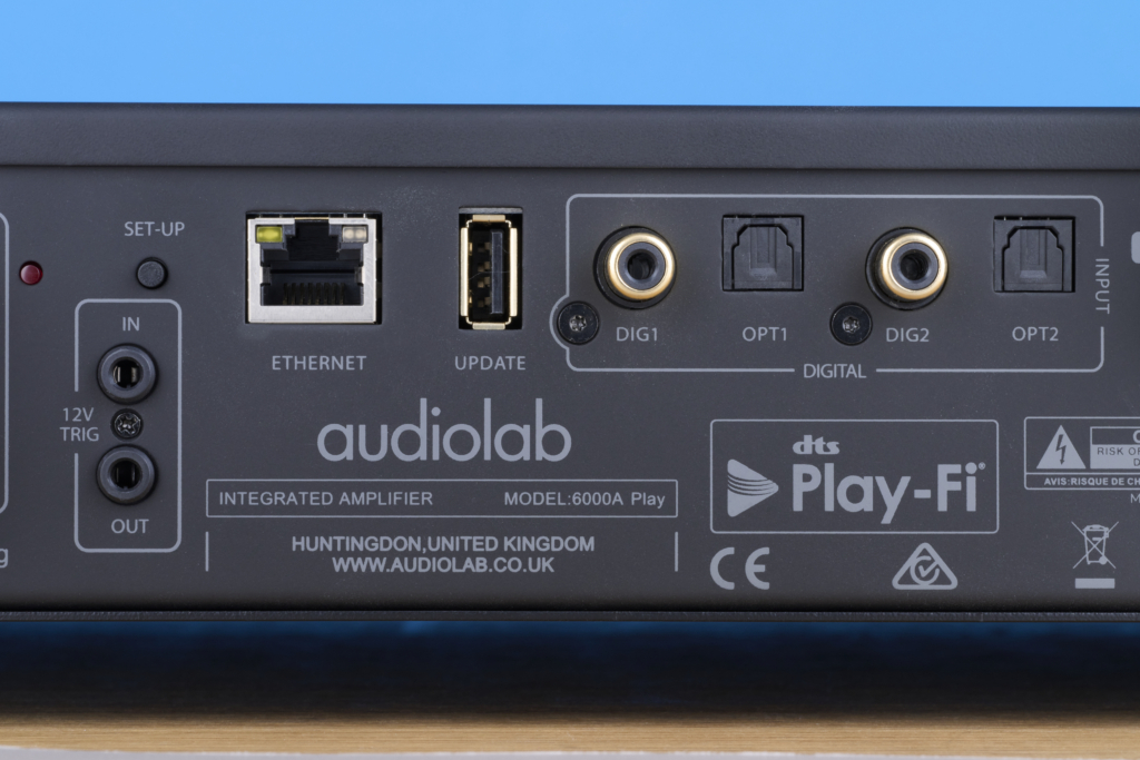 Audiolab 600A Play – Detailansicht hinten
