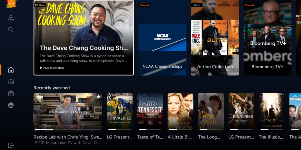 Die LG Channels erhalten reichlich Inhalte von Sony Pictures.