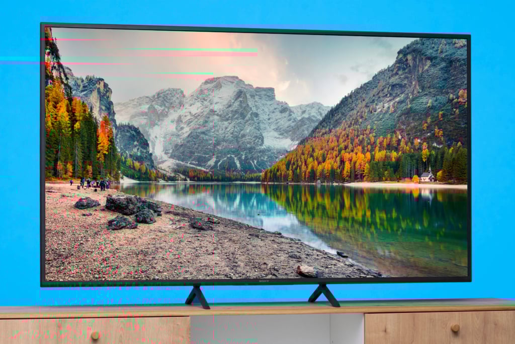 Sony X75WL mit mittigen Standfüßen