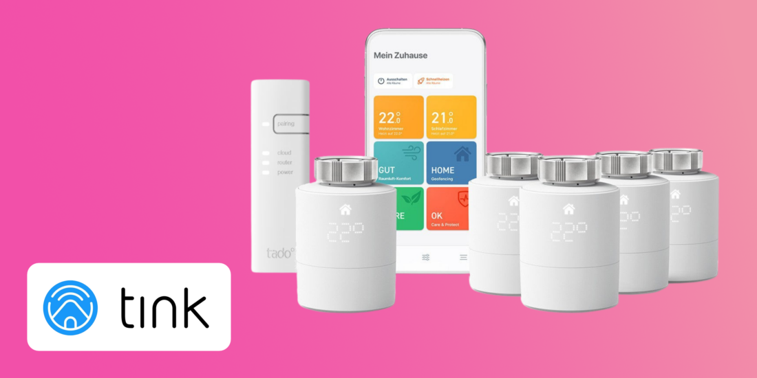 Tado Smartes Heizkörper-Thermostat Starter Kit V3+ mit 5 Thermostaten & Bridge Angebot