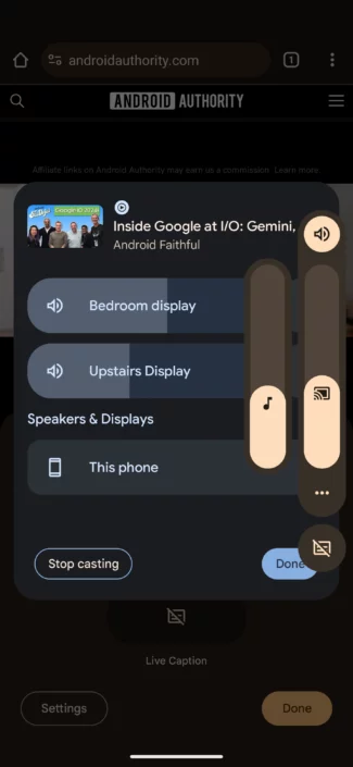 Google Home erlaubt in der aktuellen Beta zu Android 15 wieder die Lautstärkeregelung von Speaker-Gruppen. 