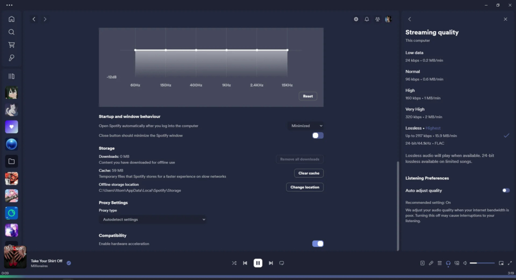 Im Code der Desktop-App lassen sich Hinweise auf Spotify HiFi finden.