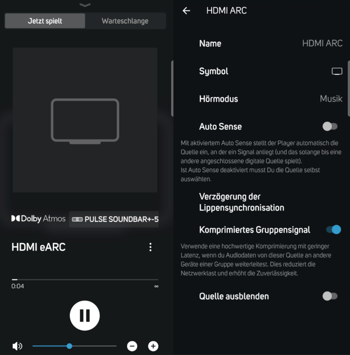 Bluesound Pulse Soundbar+ Dolby Atmos.