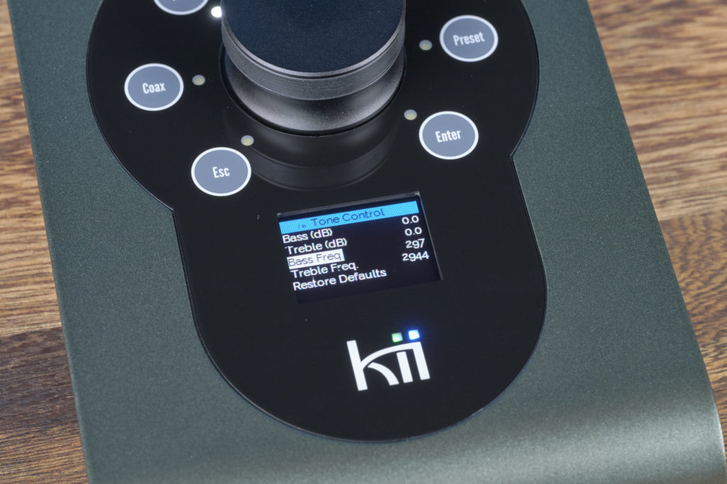 Kii Three BXT Equalizer Detail
