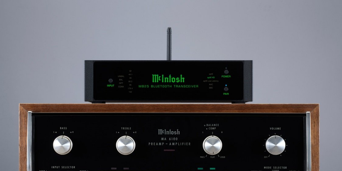 McIntosh MB25 Bluetooth-Sender und -Empfänger vorgestellt