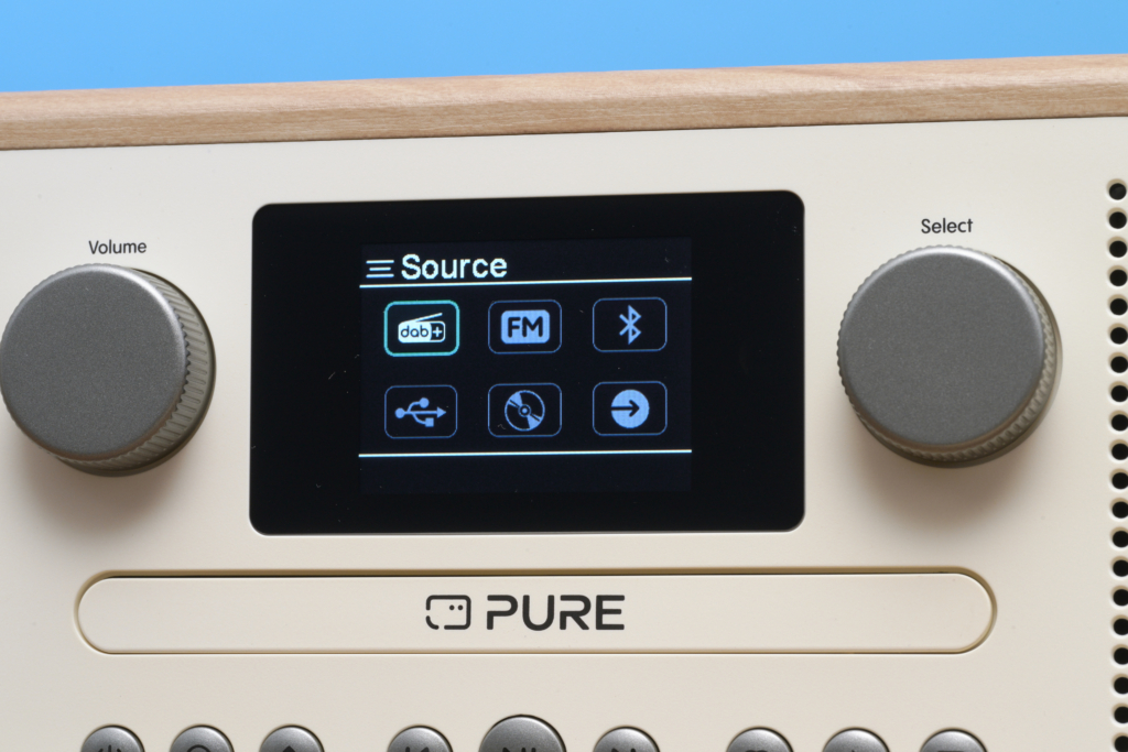 Pure Classic C-D6 im Test Bedienung Display