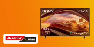 riesiger Sony Fernseher X75WL Angebot zur Fussball EM