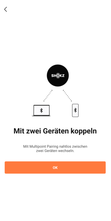 Shokz Screenshot Multipoint