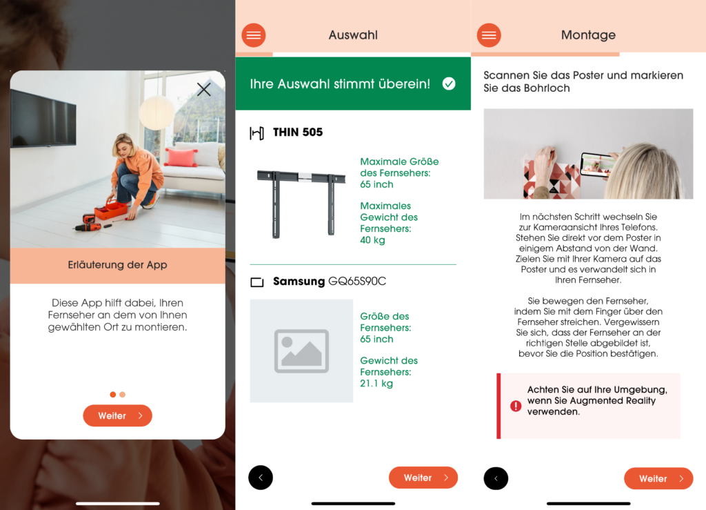 Vogel's Thin 505 DrillRight AR App