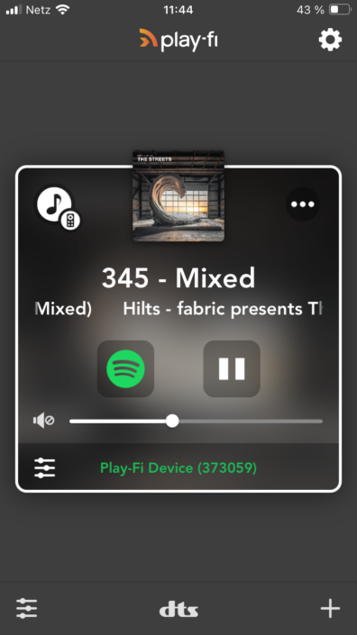 Argon Audio Forte A4 WiFi – App Screenshot
