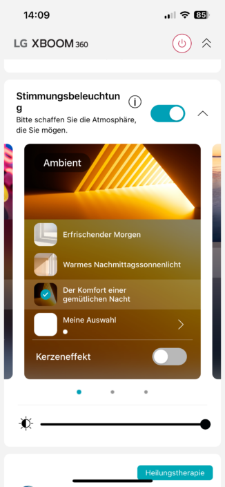 LG XBoom 360 DX02 | Beleuchtung 1