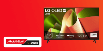 LG OLED B4 jetzt in 65 Zoll fuer nur 1100 Euro