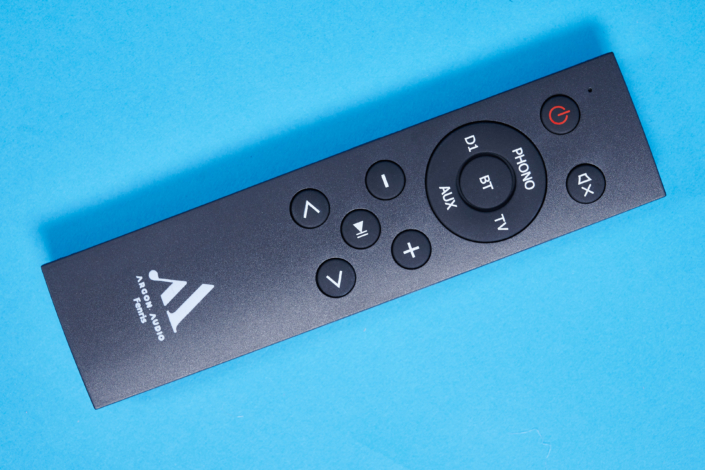 Beste Aktiv-Lautsprecher ohne Streaming Argon Audio Fenris A55 Fernbedienung
