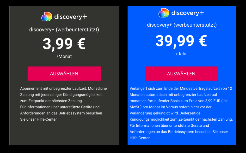 discovery+ behält die Inhalte von Eurosport Premium im Programm.