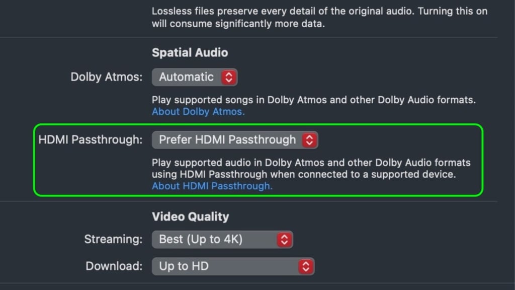 An Apple Macs kannst du für Dolby Atmos bald die Bitstream-Ausgabe nutzen. 