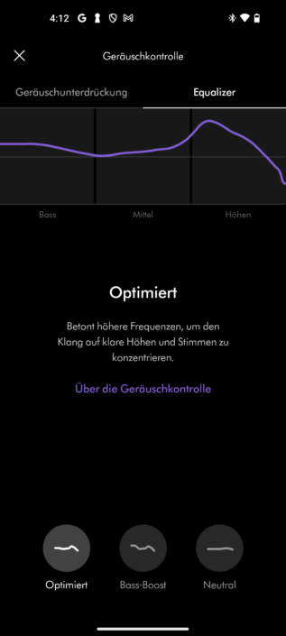 Dyson OnTrac Screenshot App-EQ