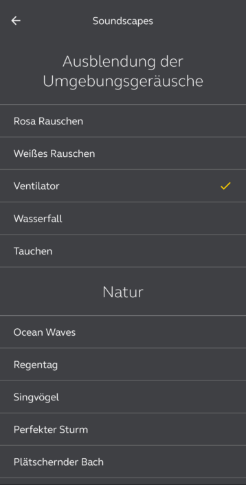 Jabra Screenshot Soundscapes