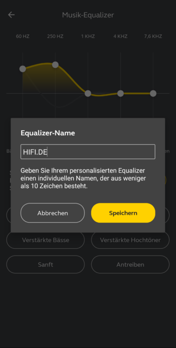 Jabra Screenshot EQ