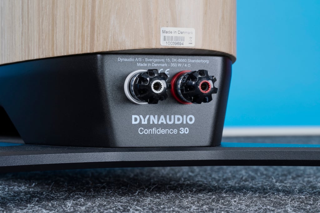 Lautsprecher anschließen Dynaudio Confidence 30 Polklemmen
