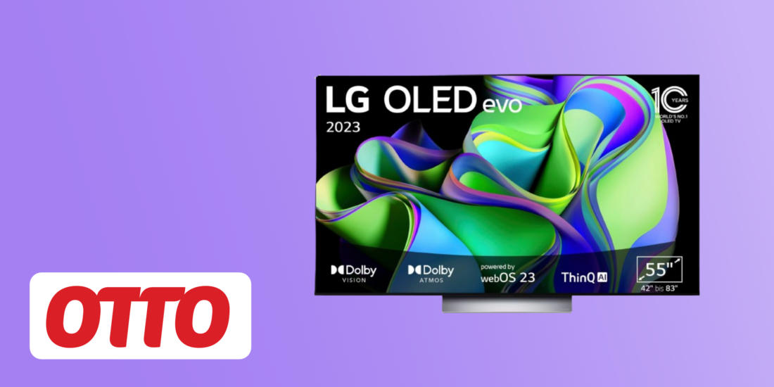LG C3 stark reduziert: OLED-Fernseher fast 50 Prozent günstiger