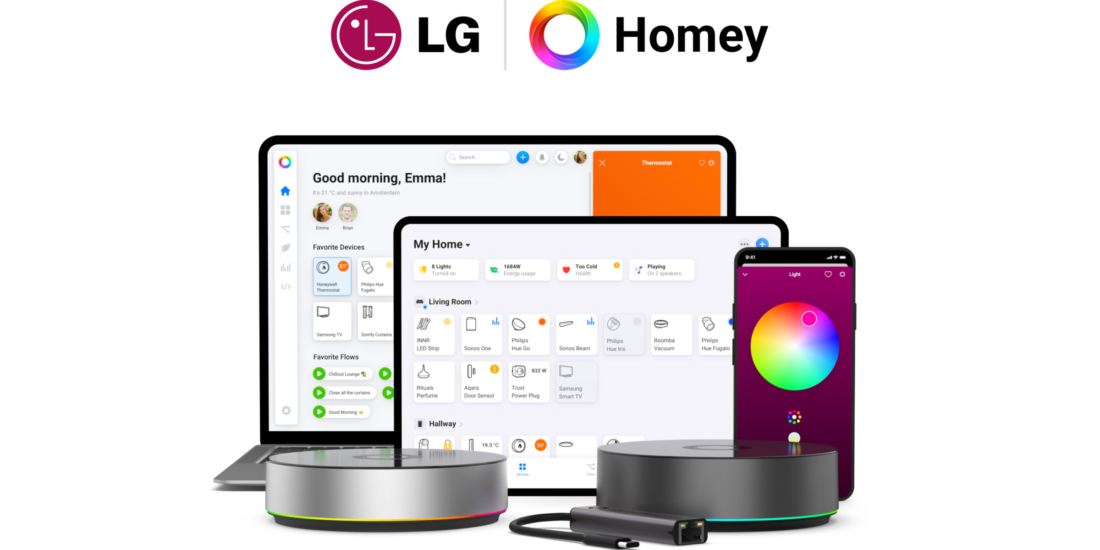 LG übernimmt Athom und damit auch die Smart-Home-Zentrale Homey.