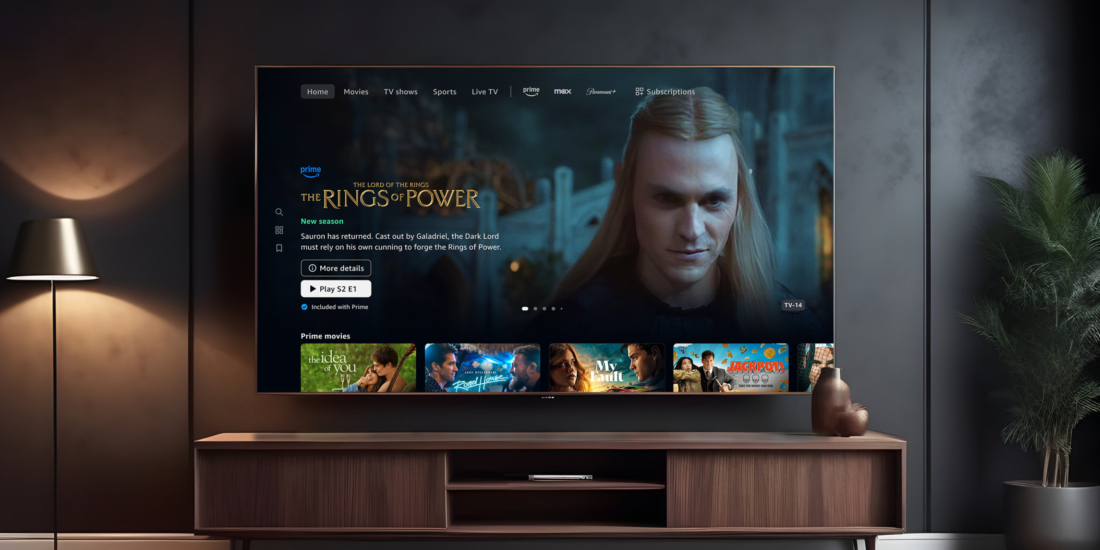 Prime Video erhält eine überarbeitete Oberfläche.