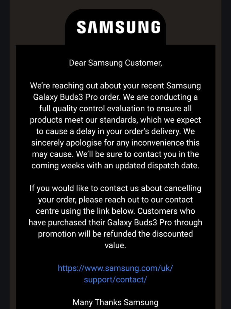 Samsung Buds3Pro