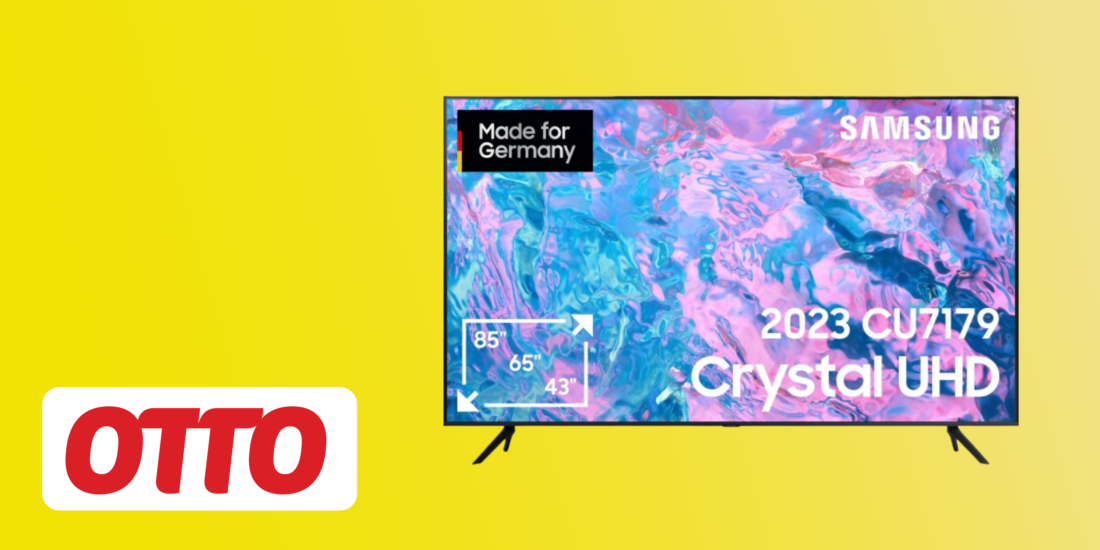 Riesiger Samsung-Fernseher für 799 Euro: Jetzt 40 Prozent sparen!