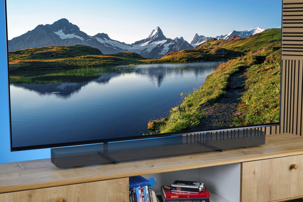 Soundbar vor Sony-TV