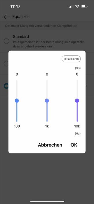 xboom app screenshot equalizer