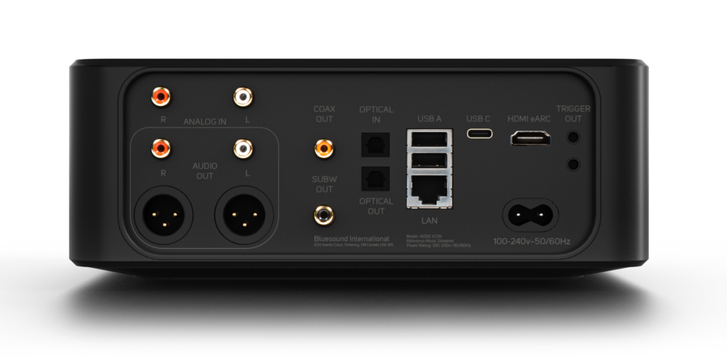 Bluesound Node Icon Rückseite