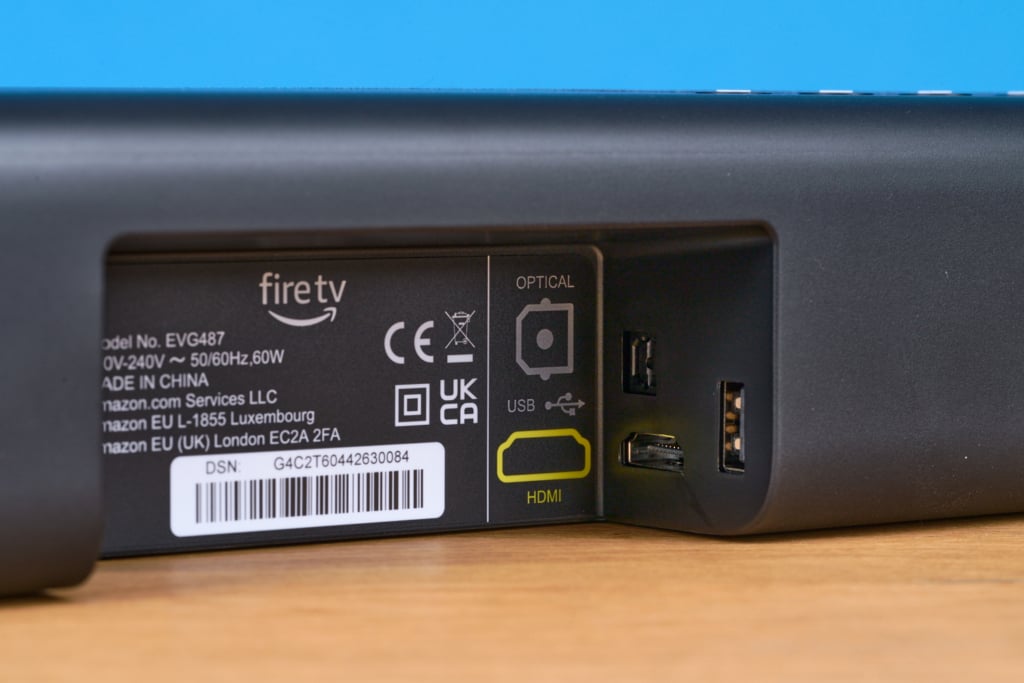 Anschlüsse Amazon Fire TV Soundbar