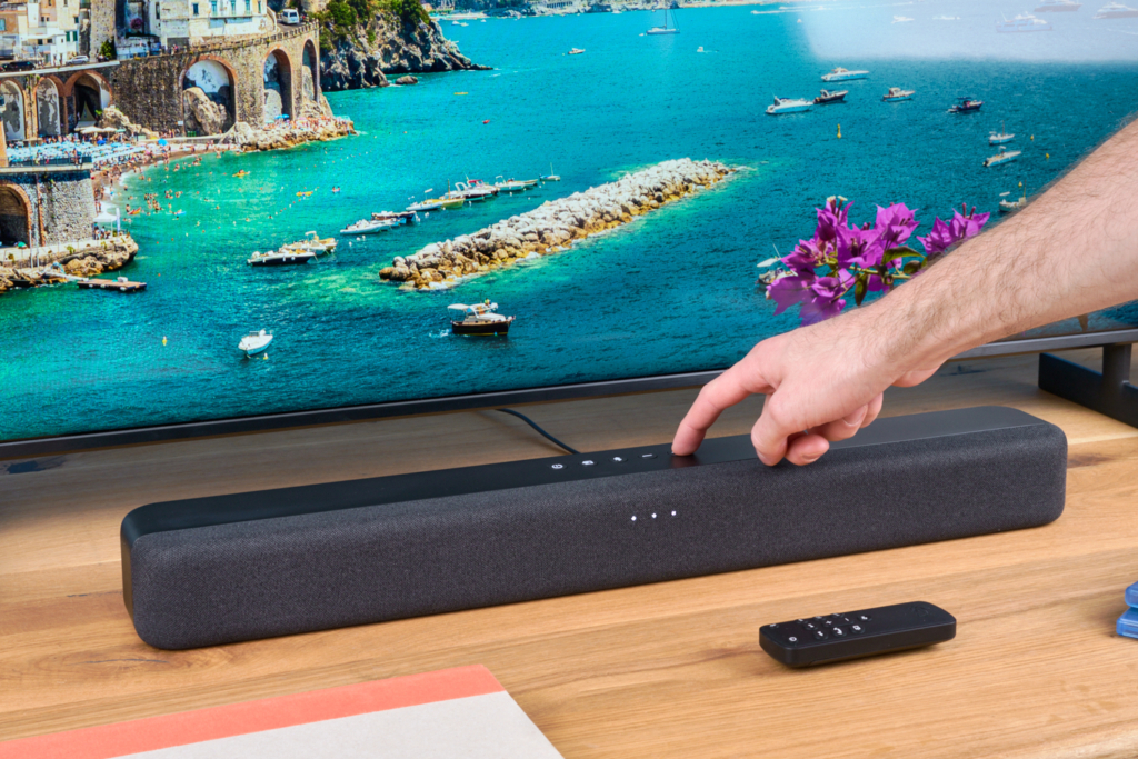 Bedienung an der Amazon Fire TV Soundbar