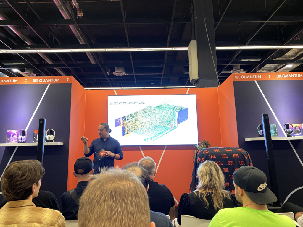 Raytracing-Präsentation JBL auf der gamescom 2024